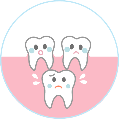 乳歯のむし歯による影響